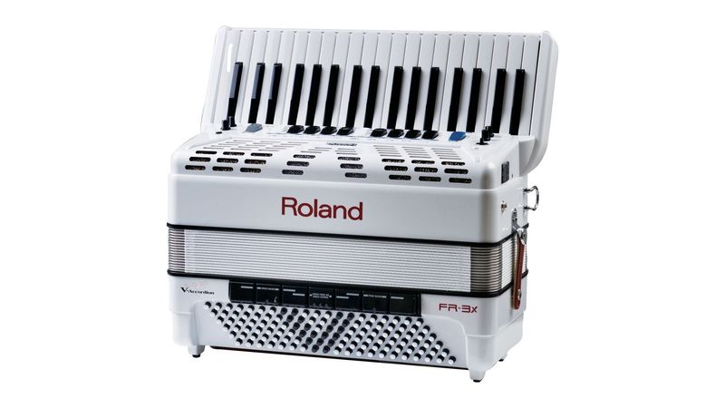 Acordeon USB/MIDI FR-3X WH - Roland | Acordeons | Ninja Som Grupo