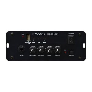 Amplificador 12v DC80 USB - Pws
