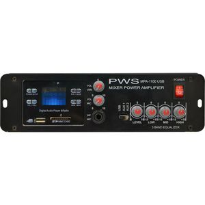 Amplificador Para Som Ambiente MPA-1100 USB - PWS