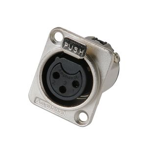 Conector 3 Polos Femea Painel Z AC-3 FDZ - Amphenol
