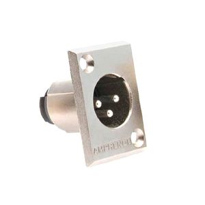 Conector XLR Macho Painel AC-3 MMP - Amphenol