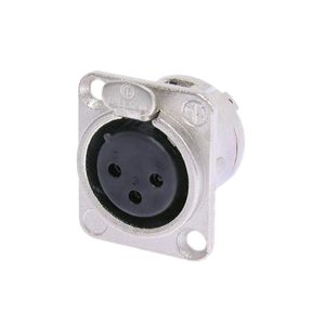Conector Femea De Painel NC-3 FDL1 - Neutrik