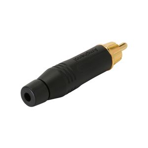 Conector RCA Preto Macho AC-PR - Amphenol