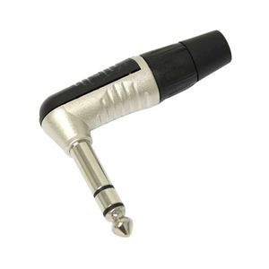 Conector P10 Macho Stereo Angulado RP-3 RC - Rean By Neutrik