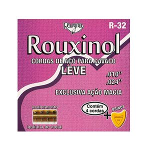 Cordas Para Cavaquinho Leve Com Bolinha R-32 - Rouxinol