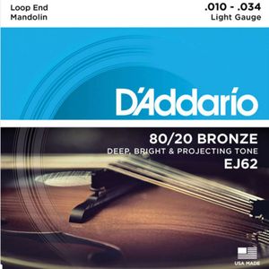 Encordoamento Para Bandolim EJ-62 - D Addario