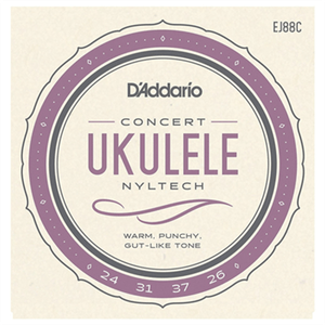 Encordoamento Para Ukulele Concerto EJ-88 C - D`Addario
