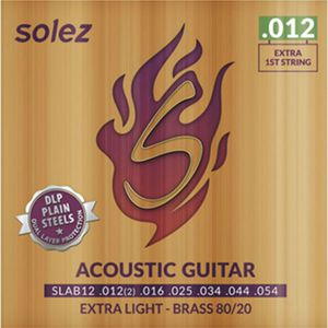 Encordoamento Violao Brass SLAB-12 - Solez