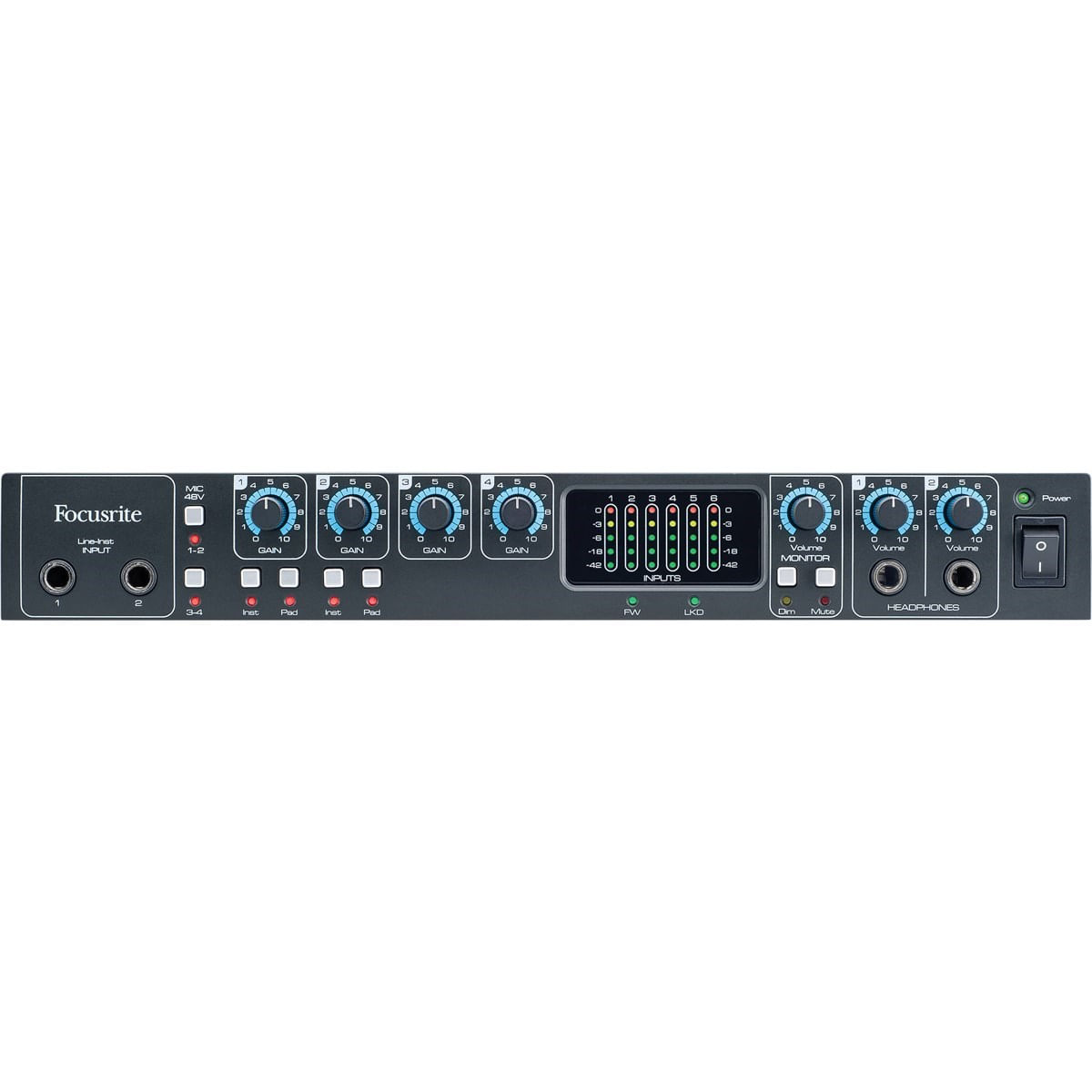 Interface FireWire Saffire PRO 26 - Focusrite | Thunderbolt