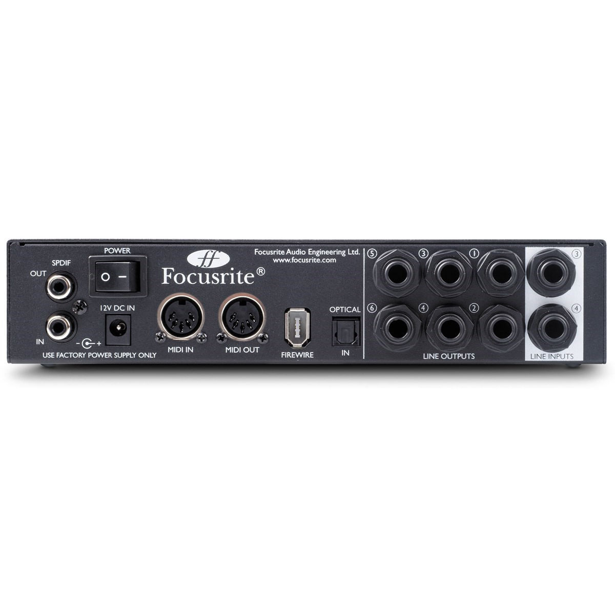 Interface de Áudio Firewire Thunderbolt Saffire Pro-24 - Focusrite