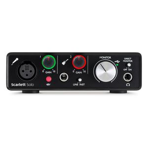 Interface de áudio USB 2.0 Scarlett Solo - Focusrite