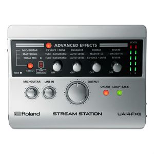 Interface de Áudio USB Para Transmissão Via WEB UA-4FX2 - Roland