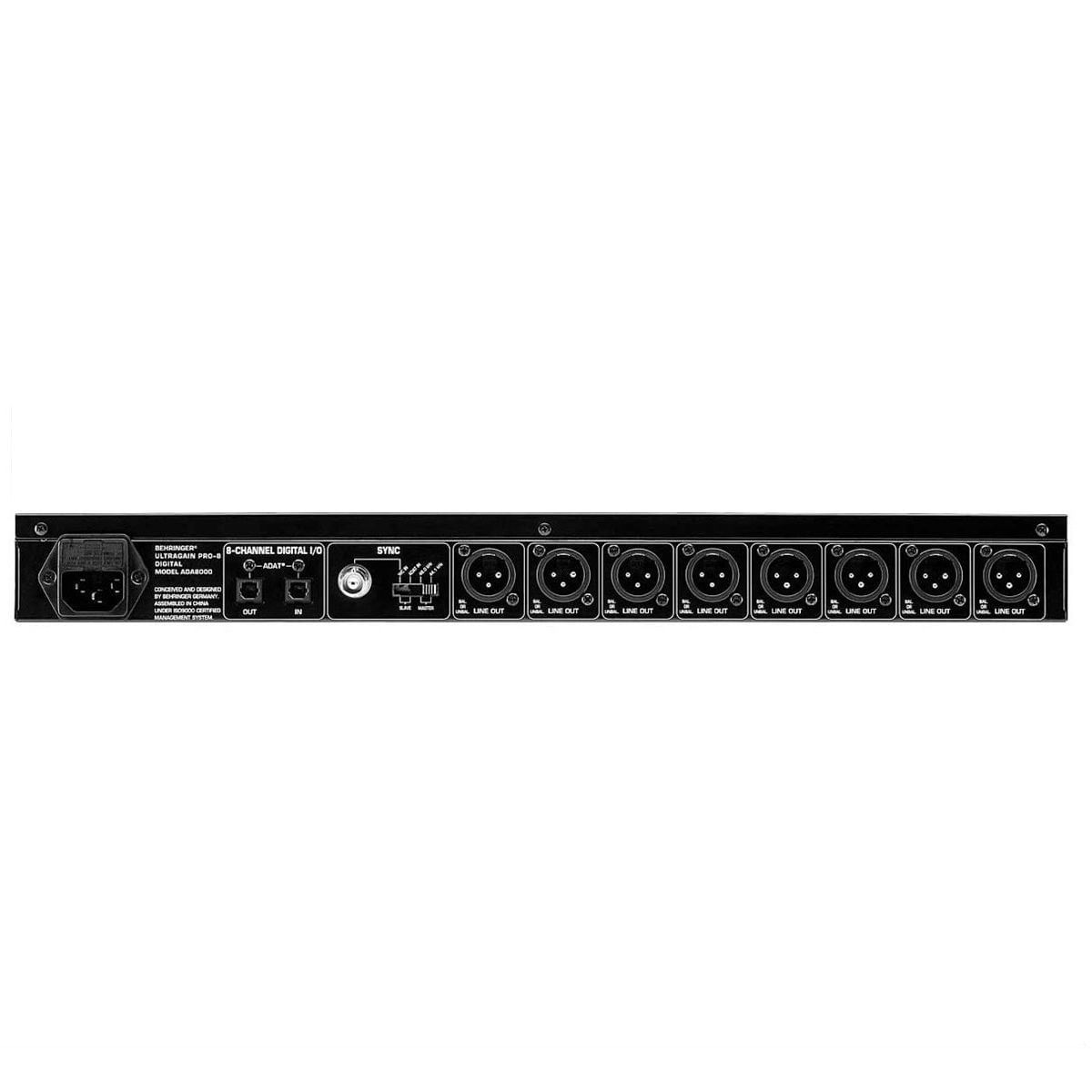 Interface Ultragain Pro ADA-8000 - Behringer | Pré