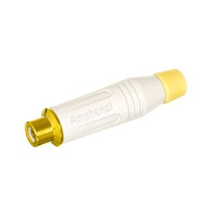 Jack ACJR RCA Femea Cabo Branco - Amphenol