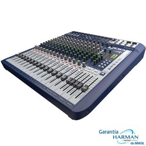 Mesa Analógica Compacta USB de 2 in / 2-out Signature 16 - Soundcraft