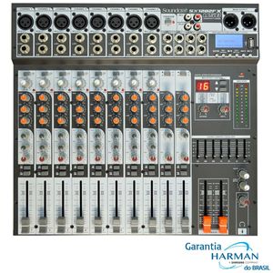 Mesa de Som 12 Canais USB SX-1202 FX USB - Soundcraft
