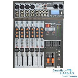 Mesa de Som Analógica USB/Efx SX-802FX USB - Soundcraft