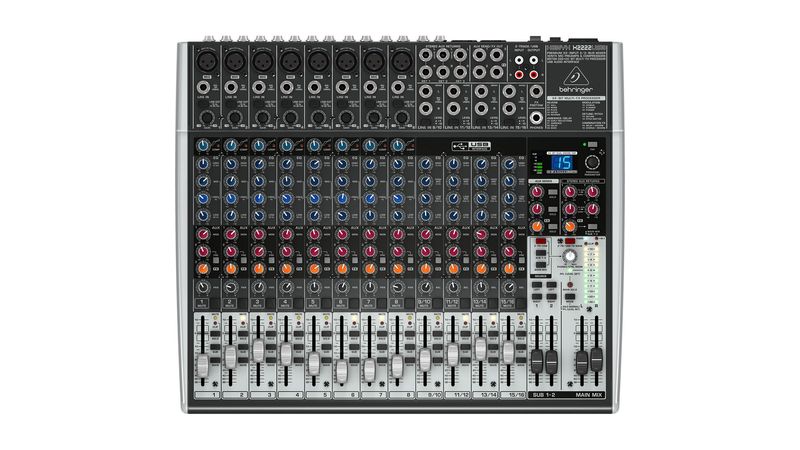 Mesa de Som Análogica XENYX X-2222 USB - Behringer | 18 a 24