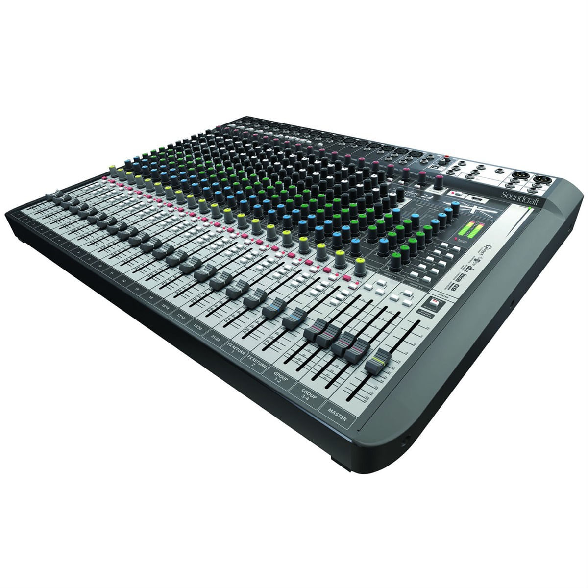 Mesa de som Multi-track USB Signature 22-MTK - Soundcraft | Áudio