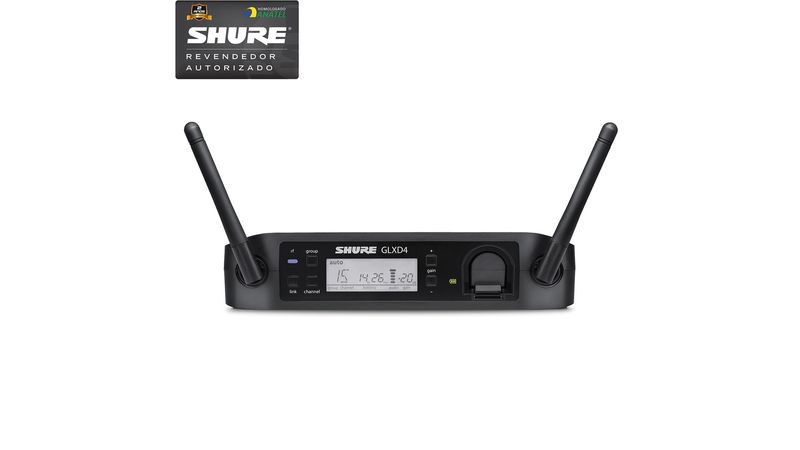 Microfone Sem Fio GLXD-24BR B87A Z2 - Shure | Mão | Ninja Som