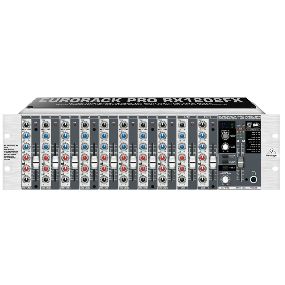 Mixer Eurorack RX-1202 FX - Behringer | 10 a 16 Canais | Ninja Som