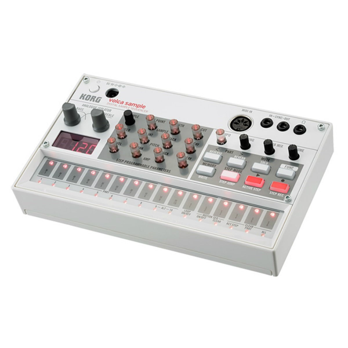 KORG volca sample サンプラー Módulo Sequenciador de Samples Volca Sample - Korg | Modulo