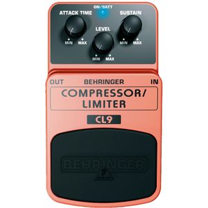 Pedal Com Compressor e Limiter CL-9 - Behringer