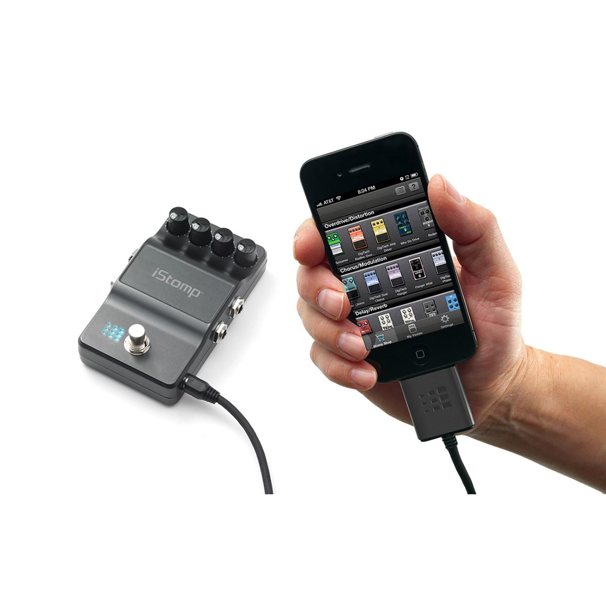 ギター Digitech iStomp Pedal de Efeitos Programável iStomp Bivolt - Digitech | Guitarra