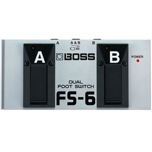 Pedal Dual Footswitch 2 em 1 FS-6 - Boss