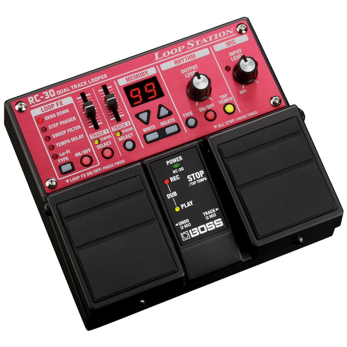 Pedal Porta USB 2.0 RC-30 - Boss | Cordas | Ninja Som Grupo | BOSS