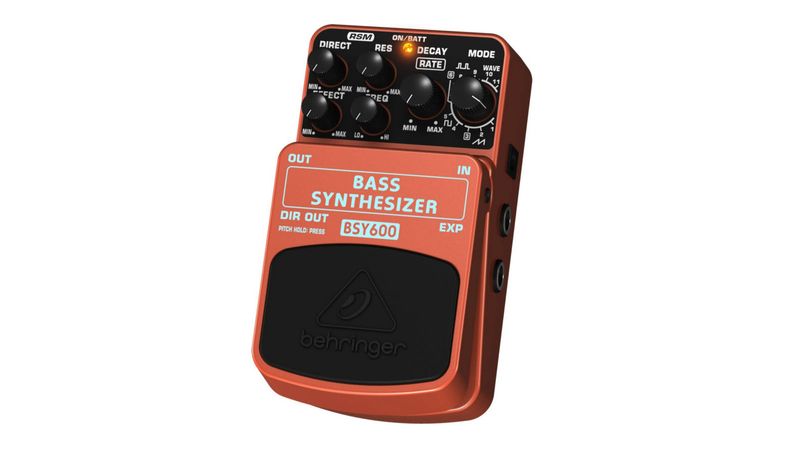 ベース Behringer BASS SYNTHESIZER BSY600 Pedal de sintetizador elétrico de efeito de baixo Behringer