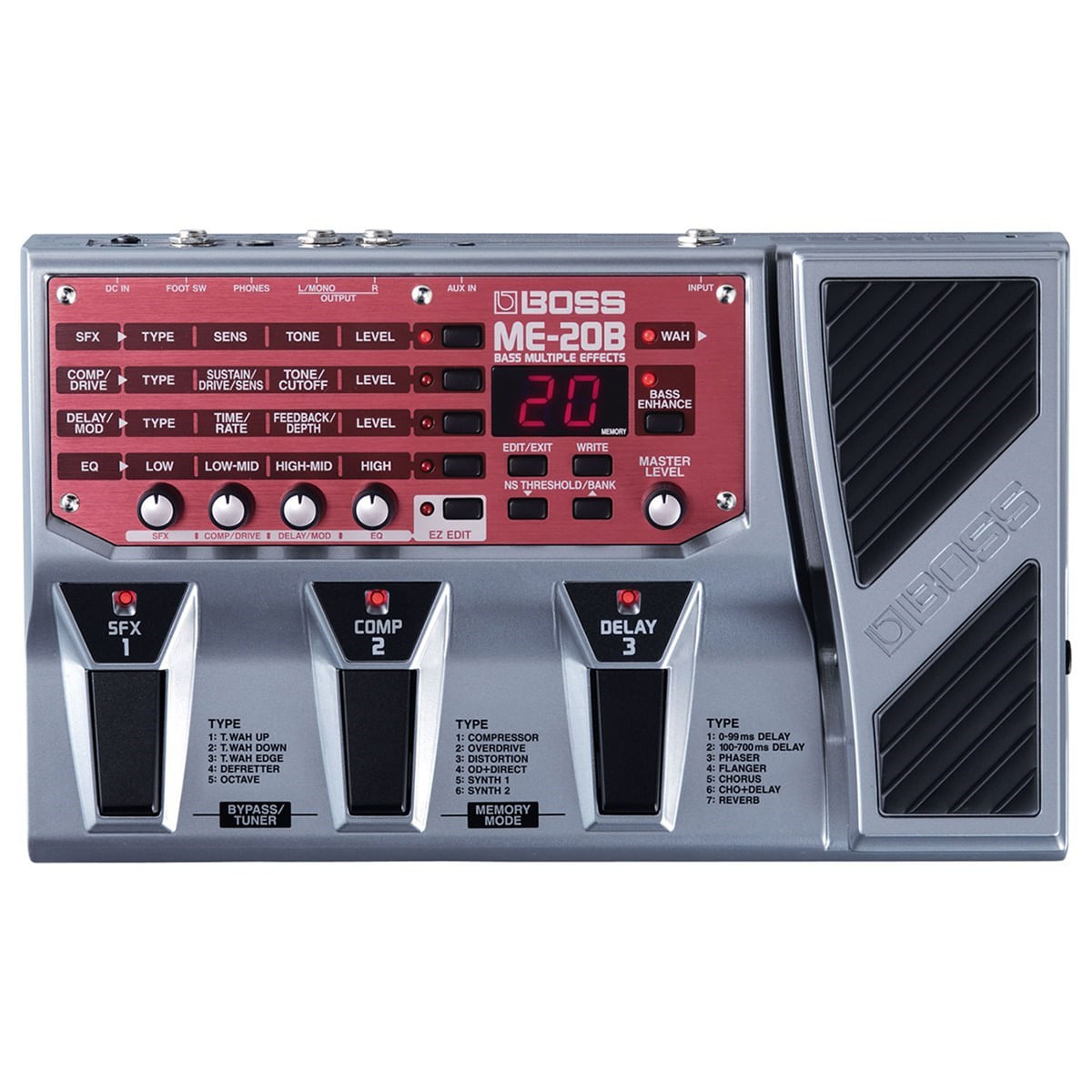 Pedaleira-Para-Contrabaixo-ME-