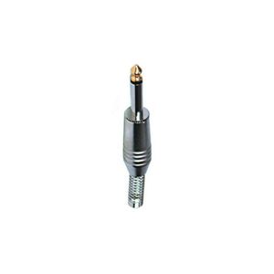 Plug P10 Mono Metal Niquelado Com Mola SK-122 PM - CSR
