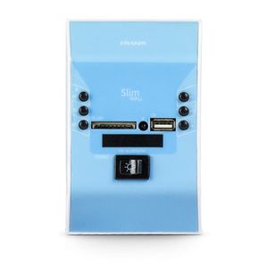 Amplificador De Parede Azul Slim Wall - Frahm