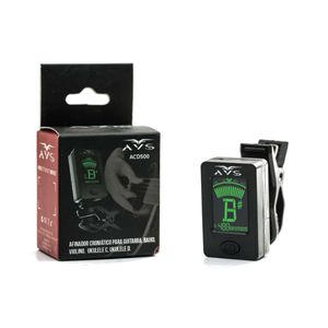 Afinador Cromático Preto ACD-500 - AVS Bags