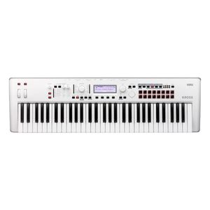 Teclado Sintetizador 61 Teclas Workstation KROSS 2-61 WH - Korg