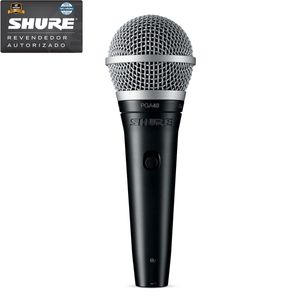 Microfone Vocal Dinâmico Cardióide PGA-48 QTR - Shure