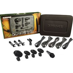 Kit De Microfone Para Bateria 5 Peças PGADRUMKIT-5 - Shure