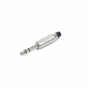 Plug Latão Niquelado E Jateado P10 Stereo SA-2X - Santo Angelo