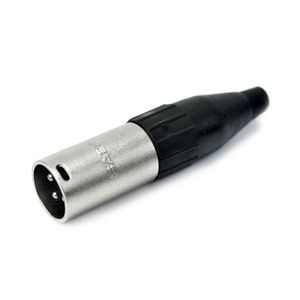 Plug XLR Linha 3 Polos Niquelado SA-2X MACHO - Santo Angelo