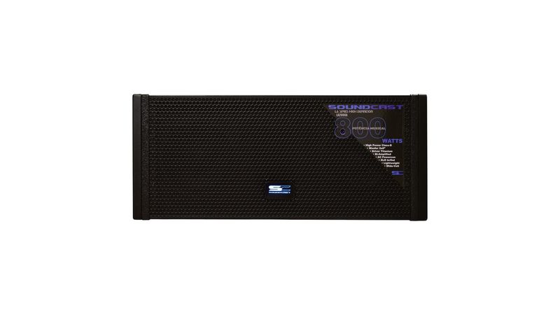 Caixa Acústica Line Array Ativa 800W LA-2600 BK - Soundcast