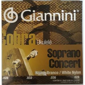 Encordoamento Cobra Para Ukulele Concert .028/.028 GEUKSC - Giannini