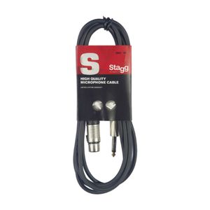 Cabo De Microfone Conector XLR/P10 SMC-6XP - Stagg
