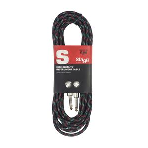 Cabo De Instrumento Conector P10 SGC-6VT BK - Stagg