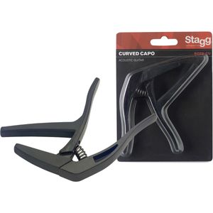 Capotraste Para Violão Trigger Curvo SCPX-CU BK - Stagg