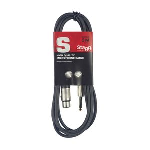 Cabo De Microfone Conector XLR/P10 SMC-3XP - Stagg