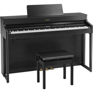 Piano Digital Com Banco BNC05 e Suporte KSH704 HP-702 CH - Roland