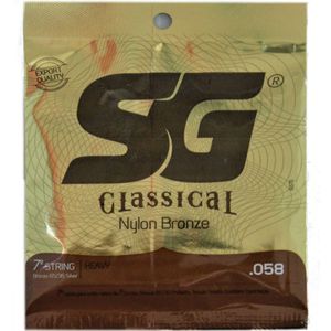 Corda Para Violão De Nylon Bronze 65/35 Tensão Alta 7-A 58 - SG