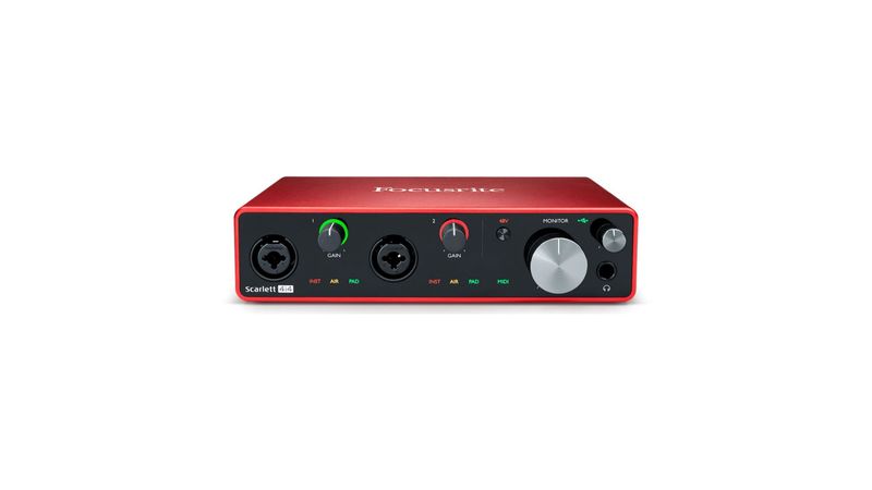 Interface de Áudio 3nd Gen SCARLETT-4I4 - Focusrite | Usb | Ninja