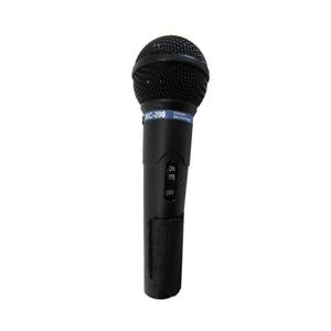 Microfone Vocal Com Fio MC-200 PRETO - Leson